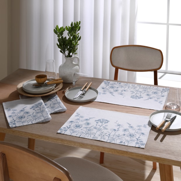 Kit 4 Peças Jogo Americano Dohler Clean Ciana