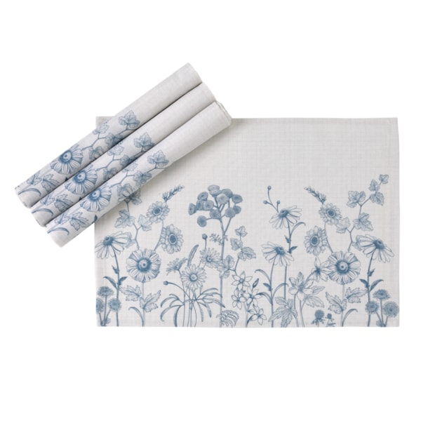 Kit 4 Peças Jogo Americano Dohler Clean Ciana