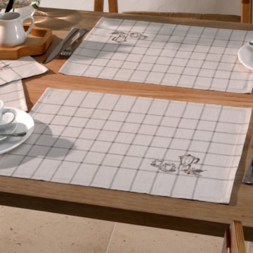 Kit 4 Peças Jogo Americano Dohler Clean Melina