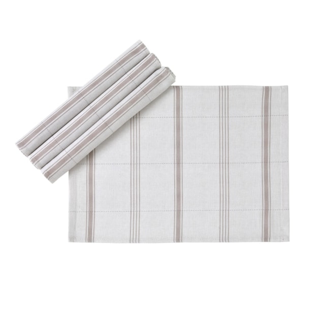 Kit 4 Peças Jogo Americano Dohler Clean Nina 100% Algodão