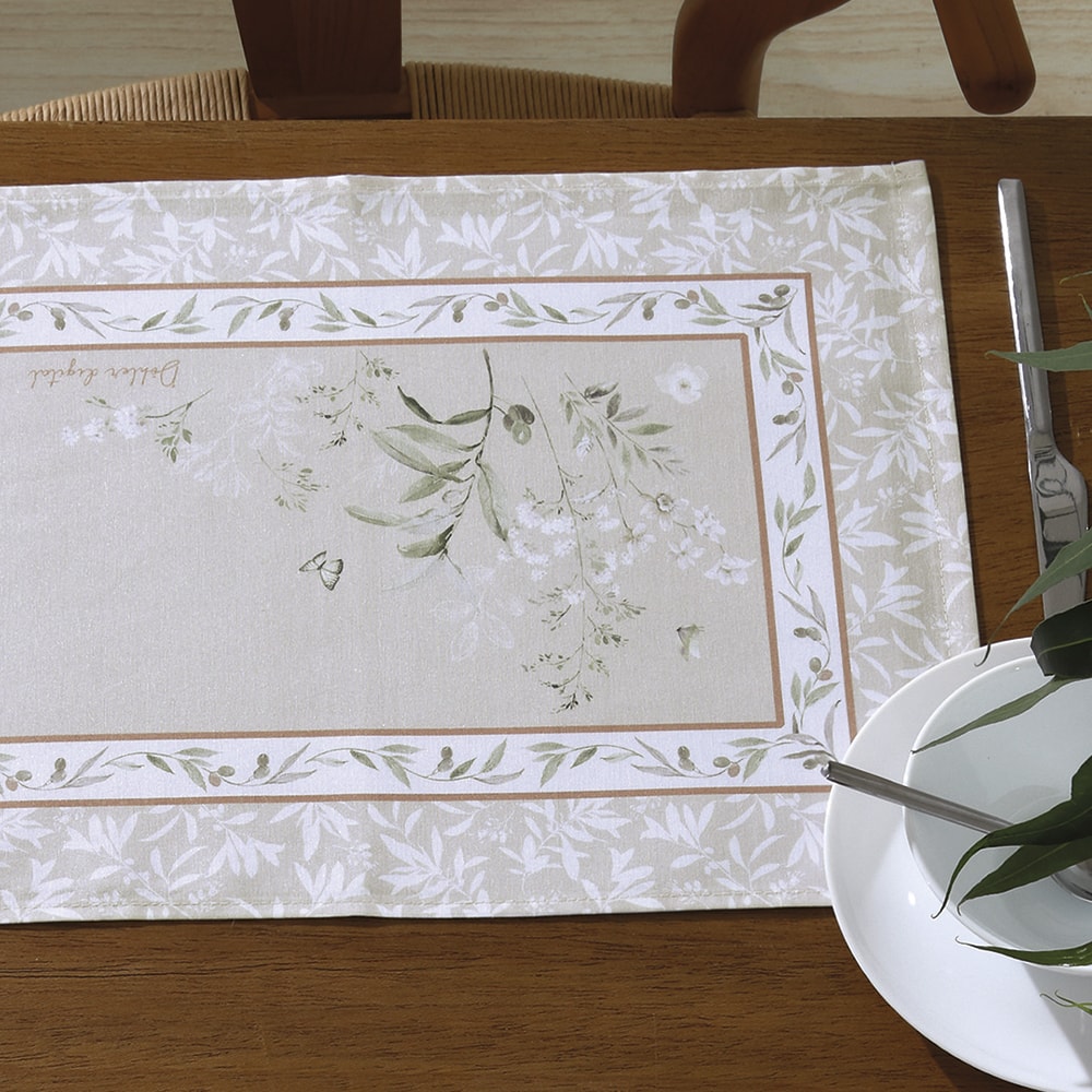 Kit 4 Peças Jogo Americano Dohler Clean Renova Estampado Digital Adele