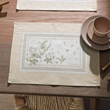 Kit 4 Peças Jogo Americano Dohler Clean Renova Estampado Digital Anita