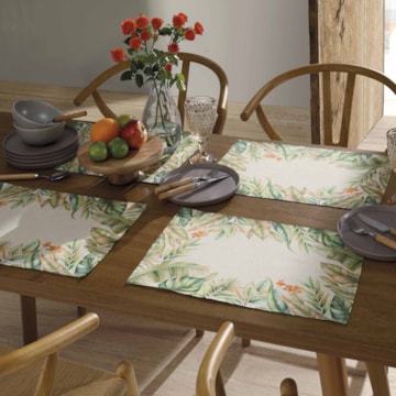 Kit 4 Peças Jogo Americano Dohler Clean Renova Estampado Digital Hércules