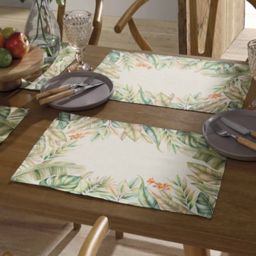 Kit 4 Peças Jogo Americano Dohler Clean Renova Estampado Digital Hércules