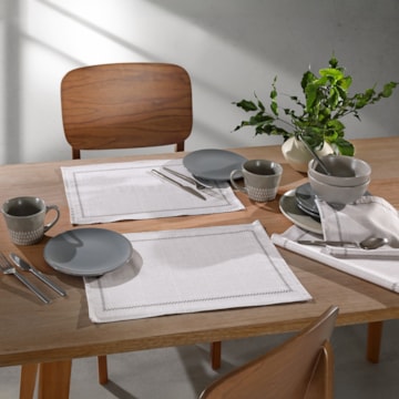 Kit 4 Peças Jogo Americano Dohler Clean Renova Estampado Digital Iara