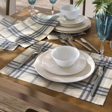 Kit 4 Peças Jogo Americano Dohler Clean Renova Estampado Digital Luna