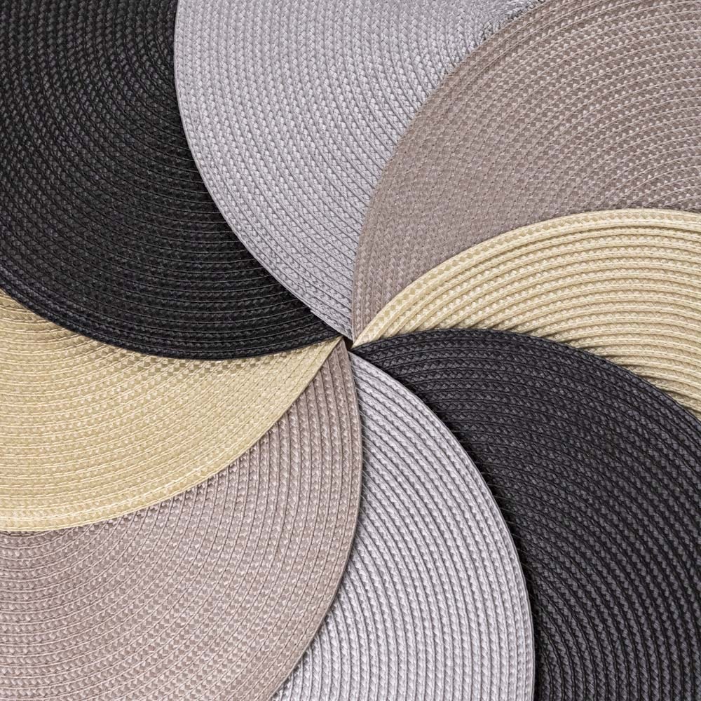 Kit 4 Peças Jogo Americano Redondo Manaus 38cm