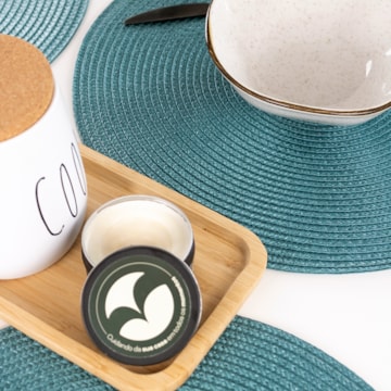 Kit 4 Peças Jogo Americano Redondo Manaus 38cm