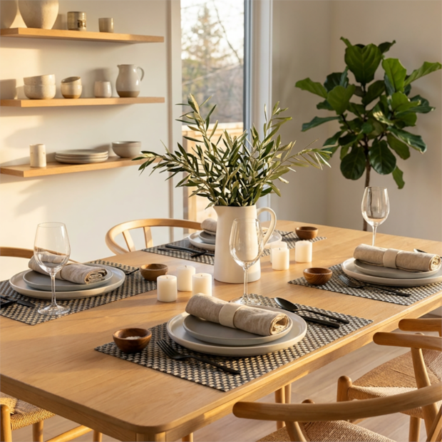 Kit 4 Peças Jogo Americano Retangular Buin 30cm x 45cm