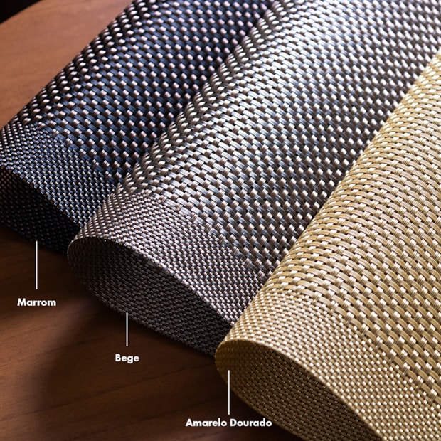 Kit 4 Peças Jogo Americano Santiago Trama 30cm x 45cm