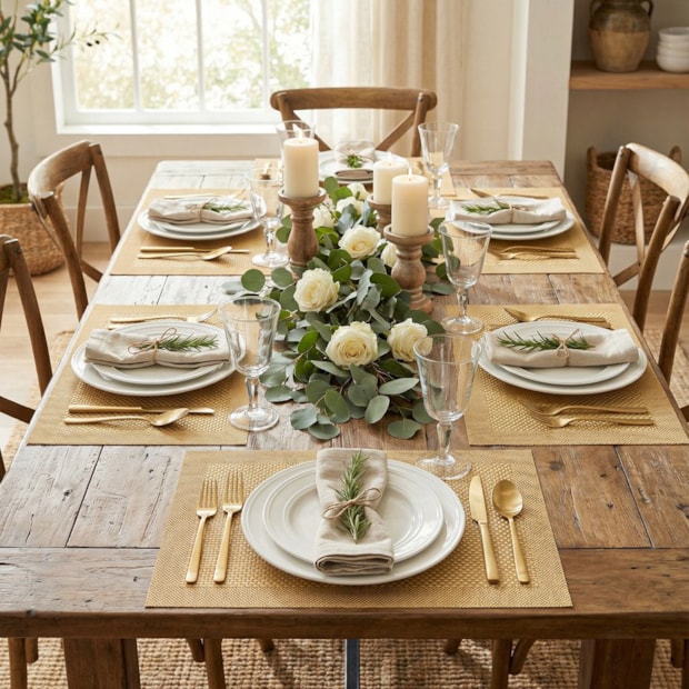 Kit 4 Peças Jogo Americano Santiago Trama 30cm x 45cm