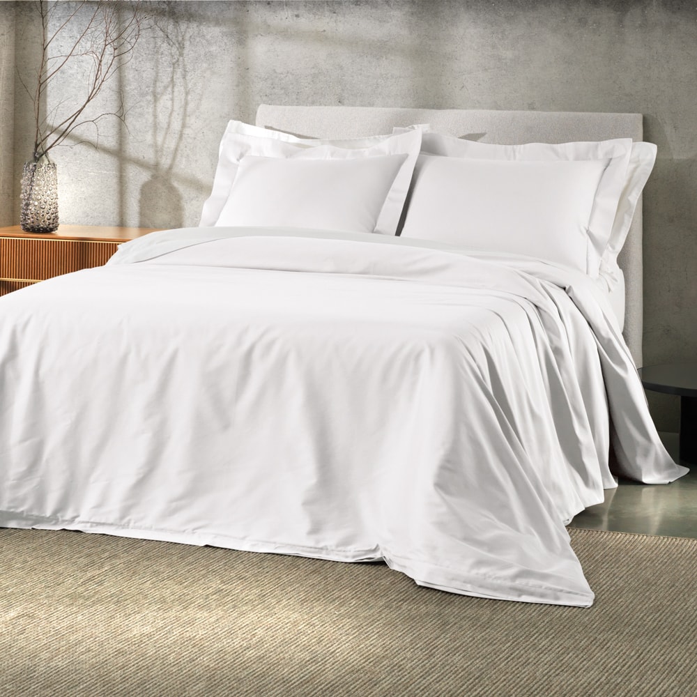 Kit Capa para Edredom Duvet Casal Altenburg Lux 100% Algodão Percal 200 Fios c/ Fronhas (3 Peças)