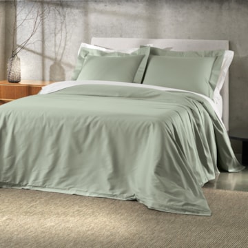 Kit Capa para Edredom Duvet Casal Altenburg Lux 100% Algodão Percal 200 Fios c/ Fronhas (3 Peças)