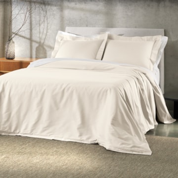 Kit Capa para Edredom Duvet Casal Altenburg Lux 100% Algodão Percal 200 Fios c/ Fronhas (3 Peças)
