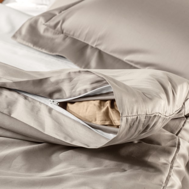 Kit Capa para Edredom Duvet King Size Altenburg Lux 100% Algodão Percal 200 Fios c/ Fronhas (3 Peças)