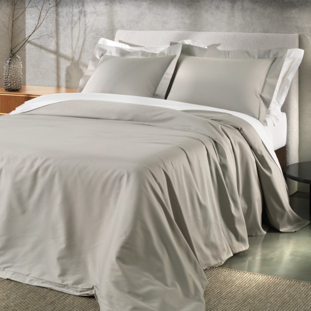 Kit Capa para Edredom Duvet King Size Altenburg Lux 100% Algodão Percal 200 Fios c/ Fronhas (3 Peças)