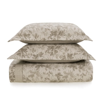 Kit Cobre-Leito Colcha King Size Karsten Blenda Dupla Face 100% Algodão Percal 200 Fios c/ Porta Travesseiro (3 Peças)