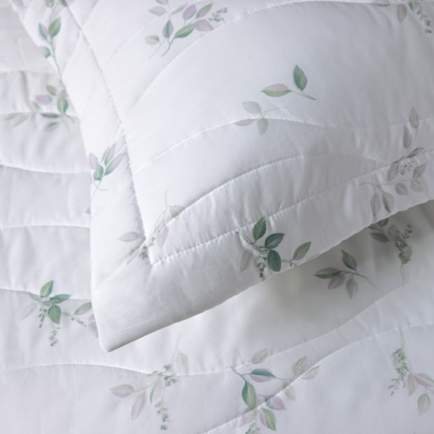 Kit Cobre-Leito Colcha King Size Trussardi Botticelli 100% Algodão Egípcio Cetim 300 Fios (3 Peças)