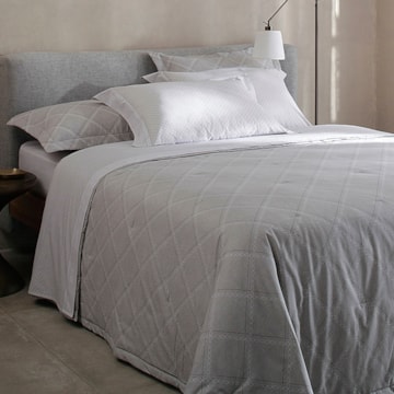 Kit Cobre-Leito Colcha Queen Buddemeyer Percalle Daves Dupla Face 100% Algodão Fio Penteado 180 Fios (3 Peças)