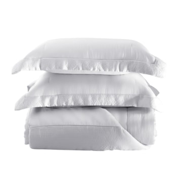 Kit Cobre-Leito Colcha Queen Kacyumara Bali 100% Bambu 400 Fios (3 Peças)