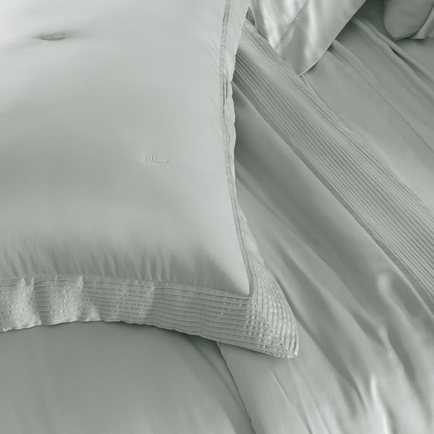 Kit Cobre-Leito Colcha Queen Kacyumara Bali 100% Bambu 400 Fios (3 Peças)