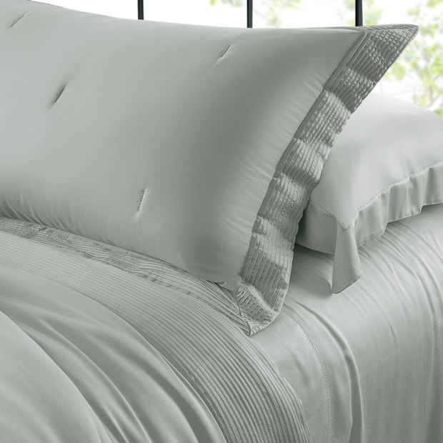 Kit Cobre-Leito Colcha Queen Kacyumara Bali 100% Bambu 400 Fios (3 Peças)