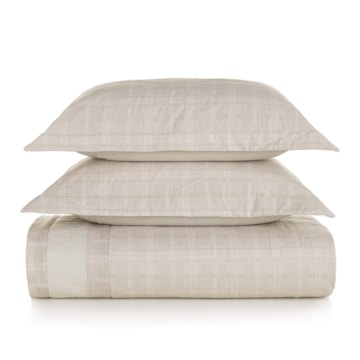 Kit Cobre-Leito Colcha Queen Karsten Mabel Dupla Face 100% Algodão Percal 200 Fios c/ Porta Travesseiro (3 Peças)