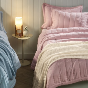 Kit Cobre-Leito Colcha Solteiro Infantil Karsten Orion c/ Porta Travesseiro (2 Peças)