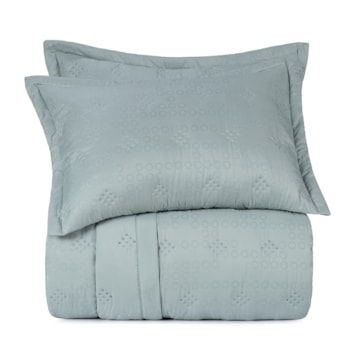 Kit Colcha Cobre-Leito Casal Altenburg Loop Toque Acetinado (3 Peças)