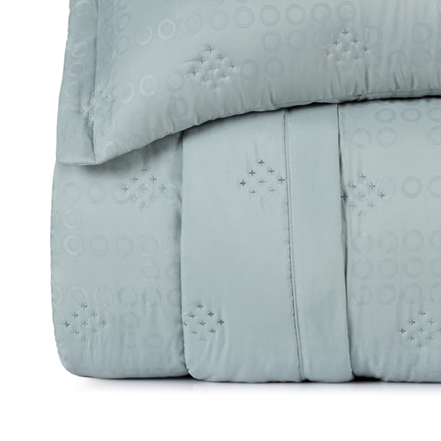 Kit Colcha Cobre-Leito Casal Altenburg Loop Toque Acetinado (3 Peças)