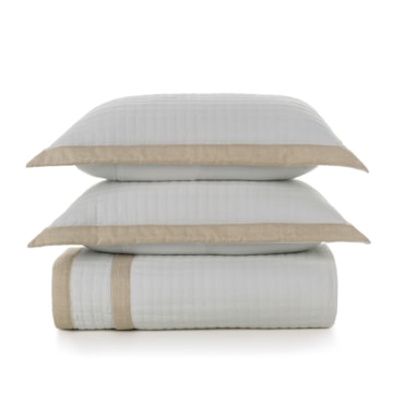 Kit Colcha Cobre-Leito Casal Karsten Amaro c/ Porta Travesseiro (3 Peças)