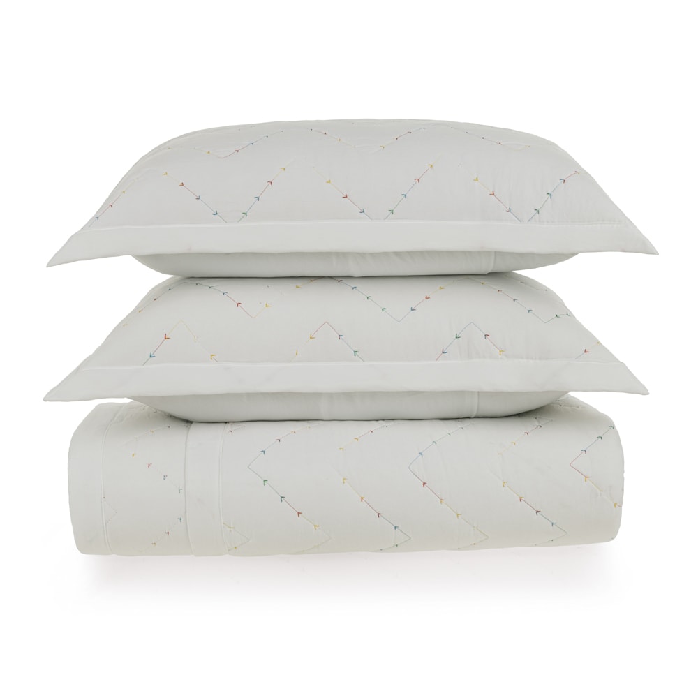 Kit Colcha Cobre-Leito Casal Karsten Cosmos c/ Porta Travesseiro (3 Peças)