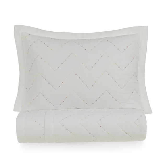 Kit Colcha Cobre-Leito Casal Karsten Cosmos c/ Porta Travesseiro (3 Peças)