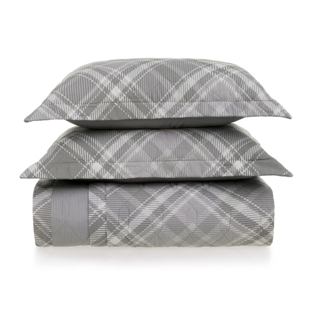 Kit Colcha Cobre-Leito Casal Karsten Saulo Dupla Face 100% Algodão 160 Fios c/ Porta Travesseiro (3 Peças)