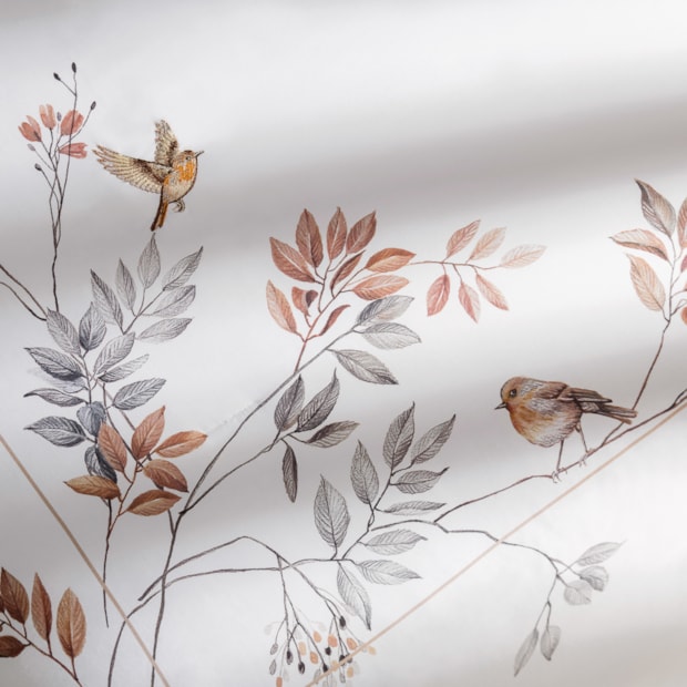 Kit Colcha Cobre-Leito Casal Trussardi Savello 100% Algodão Egípcio Cetim 300 Fios (3 Peças)