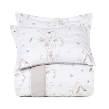 Kit Colcha Cobre-Leito King Size Altenburg Golden Dupla Face Toque Acetinado (3 Peças)