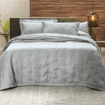 Kit Colcha Cobre-Leito King Size Altenburg Hit Toque Acetinado (3 Peças)