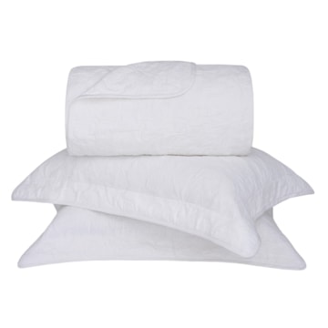 Kit Colcha Cobre Leito King Size Buddemeyer Intense Hanna Jacquard c/ Porta Travesseiros (3 Peças)