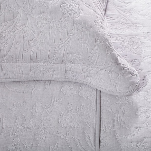 Kit Colcha Cobre Leito King Size Buddemeyer Intense Hanna Jacquard c/ Porta Travesseiros (3 Peças)