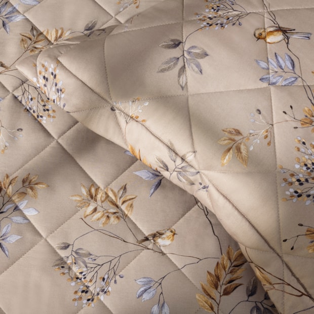 Kit Colcha Cobre-Leito King Size Trussardi Aloro 100% Algodão Cetim 200 Fios (3 Peças)