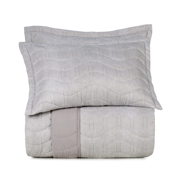 Kit Colcha Cobre-Leito Queen Altenburg Reflexo Toque Acetinado (3 Peças)