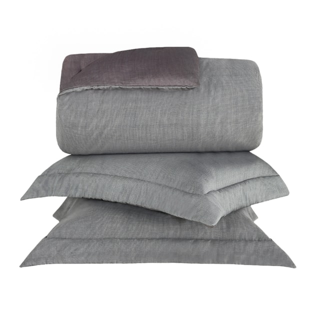 Kit Colcha Cobre-Leito Queen Buddemeyer Bud Vision Orion Dupla Face 100% Algodão Fio Penteado Cetim 270 Fios (3 Peças)