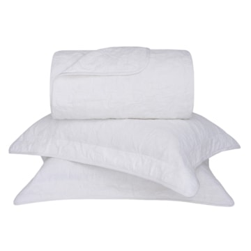 Kit Colcha Cobre Leito Queen Buddemeyer Intense Hanna Jacquard c/ Porta Travesseiros (3 Peças)