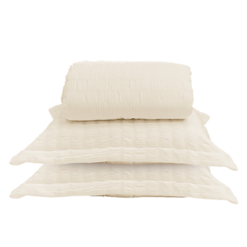 Kit Colcha Cobre-Leito Queen Dohler Doris Efeito Anarruga c/ Porta Travesseiro (3 Peças)