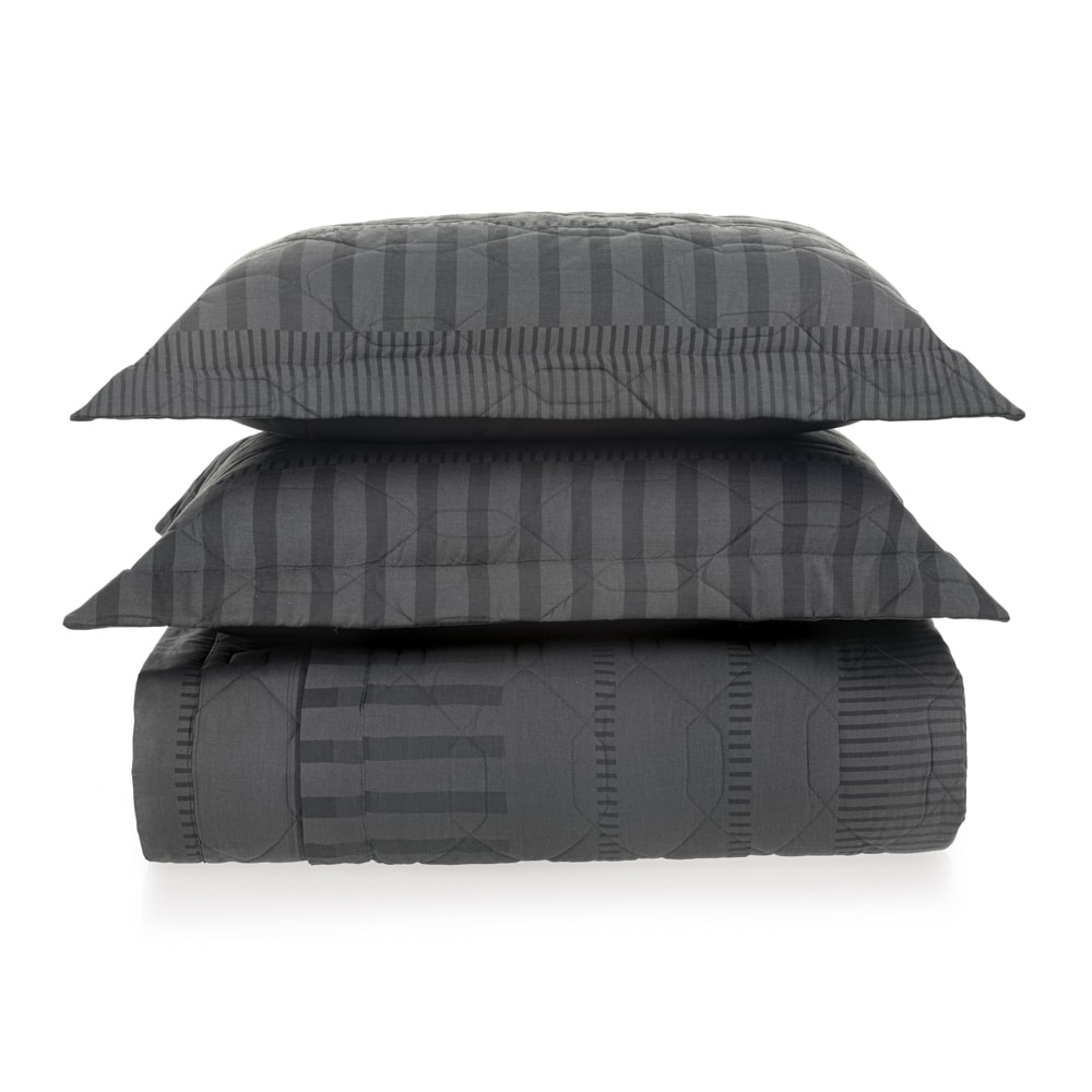 Kit Colcha Cobre-Leito Queen Karsten Tales Dupla Face 100% Algodão 160 Fios c/ Porta Travesseiro (3 Peças)