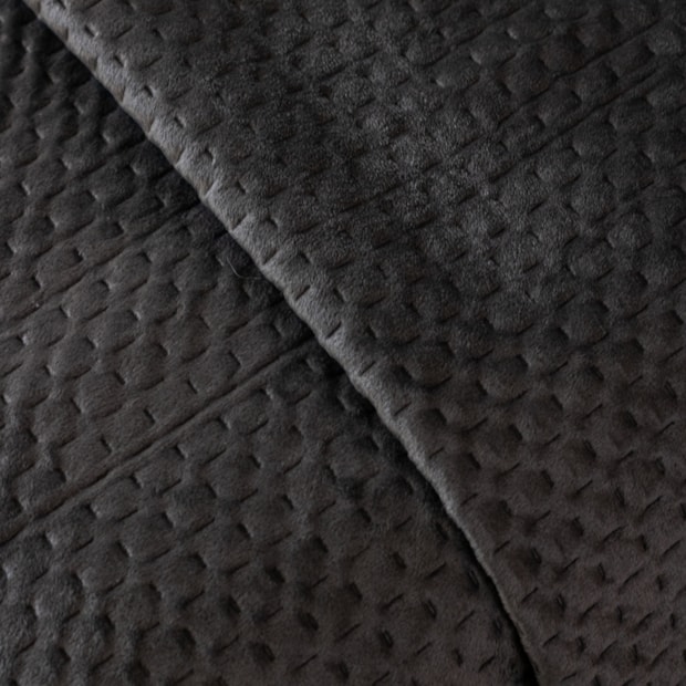 Kit Colcha Cobre-Leito Solteiro Estocolmo Aveludada c/ Porta Travesseiro (2 Peças)