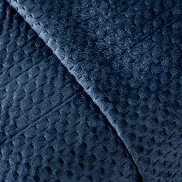 Kit Colcha Cobre-Leito Solteiro Estocolmo Aveludada c/ Porta Travesseiro (2 Peças)