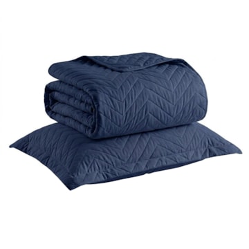 Kit Colcha Cobre Leito Solteiro Kacyumara Casa K Vida Bela Liso 100% Algodão Egípcio Percal 200 Fios (2 Peças)