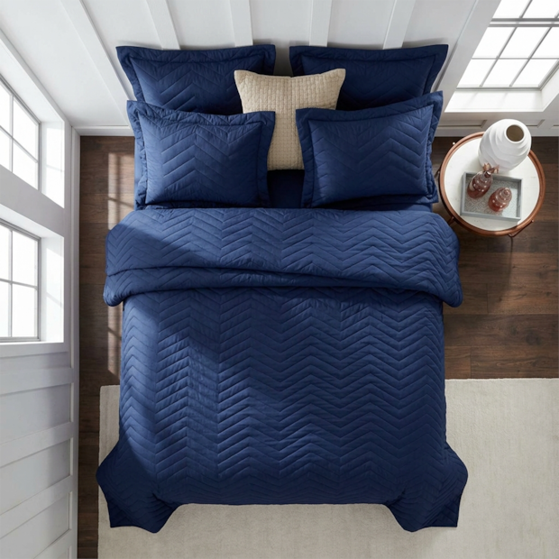 Kit Colcha Cobre Leito Solteiro Kacyumara Casa K Vida Bela Liso 100% Algodão Egípcio Percal 200 Fios (2 Peças)