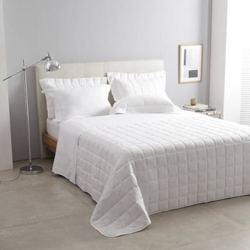 Kit Colcha King Size Buddemeyer Damask Stripes 100% Algodão Fio Penteado Cetim 300 Fios (3 Peças)